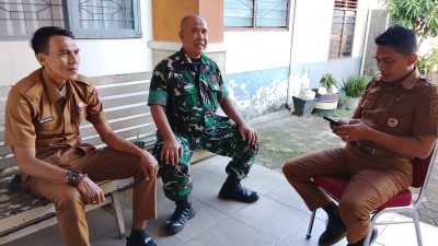 Babinsa Koramil 01 PBU Sertu Bastian Perkuat Sinergi Bersama Kasi Trantib Demi Ketertiban Pedagang Kaki Lima