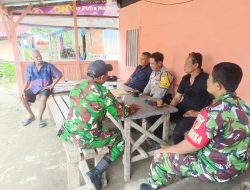 Babinsa Serka Iswadi Aktif Dampingi Pembahasan Pengerukan Muara Ulak Karang Demi Keselamatan Warga Air Tawar Barat