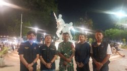 Babinsa Rimbo Kaluang Sertu Marjohan Intensifkan Pengawasan Taman Rimbo, Antisipasi Tawuran Remaja di Malam Hari