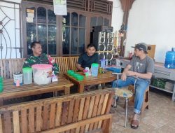 Serka Roby Kurniawan Ngopi Bareng Warga Lolong Belanti, Ajak Masyarakat Atur Pola Makan Demi Kesehatan Keluarga