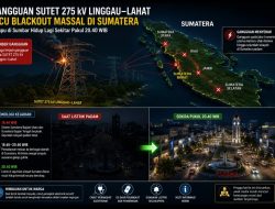 Gangguan Jaringan Tegangan Ekstra Tinggi Linggau–Lahat Bikin Sumatera Blackout, Listrik Baru Pulih Bertahap Malam Ini