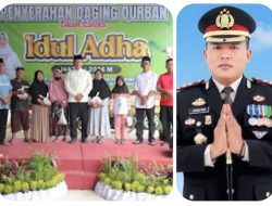 AKBP Agung Tribawanto Tunjukkan Kepedulian Nyata Lewat Distribusi Daging Kurban ke Warga Pasbar