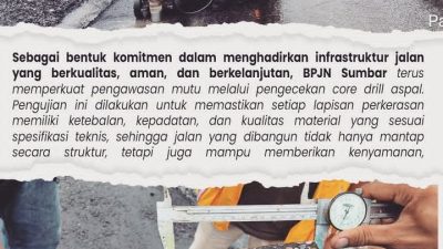 MASUDI, ST., MT dan RAI FRAJA NOFVANDRO, ST., M.Sc. Tegas Kawal Preservasi Jalan Nasional, Hadirkan Infrastruktur Aman Demi Keselamatan dan Harapan Masyarakat Sumbar