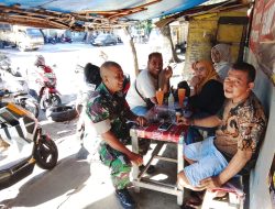 Sertu Bastian Ajak Masyarakat Berolahraga Bersama, Wujud Kedekatan Babinsa dan Rakyat dalam Kebersamaan