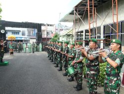 Kunjungan Danrem 032/Wirabraja ke Kodim 0312/Padang Disambut Dandim Ferry Adianto, Bahas Disiplin dan Ketahanan Wilayah