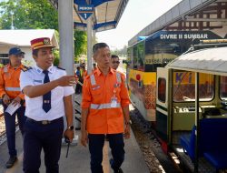 Jelang Libur Sekolah, KAI Divre II Sumbar Perkuat Kesiapan Operasional Melalui Cek Lintas Padang–Naras