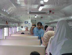 Okupansi KA Pariaman Ekspres Meningkat hingga 138 Persen Saat Libur Tahun Baru Islam