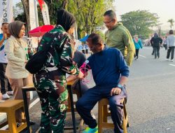 Kesdam XX/Tuanku Imam Bonjol Gelar Pemeriksaan Kesehatan Gratis di Dua Titik di Kota Padang