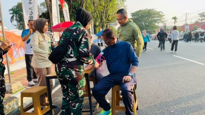 Kesdam XX/Tuanku Imam Bonjol Gelar Pemeriksaan Kesehatan Gratis di Dua Titik di Kota Padang