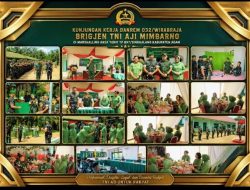 Brigjen TNI Aji Mimbarno Bangun Soliditas Prajurit Saat Kunjungan Kerja ke Yonif TP 897/Singgalang Agam