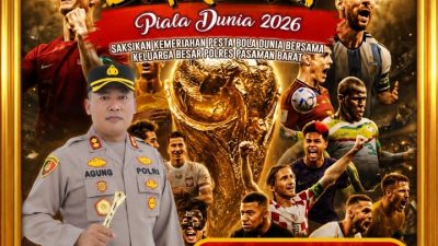 Kapolres AKBP Agung Tribawanto Gelar Nonton Bareng Piala Dunia 2026 untuk Masyarakat