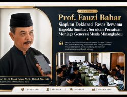 Fauzi Bahar Dorong Penguatan Adat Minangkabau dan Persiapkan Ranperda Pidana Adat demi Menjaga Masa Depan Generasi Muda