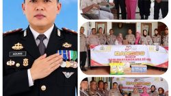 Kapolres Pasaman Barat AKBP Agung Tribawanto Pimpin Baksos Hari Bhayangkara ke-80, Warga Kurang Mampu Terima Bantuan