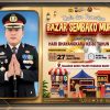Kapolres AKBP Agung Tribawanto Undang Masyarakat Meriahkan Bazar Sembako Murah Bhayangkara ke-80