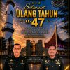 Kolonel Arm Farid Hidayat dan Kolonel Inf Eko Syah Putra Siregar Hadiri Semangat Ucapan HUT ke-47 dari Keluarga Besar Sintel Rem 032/WBR