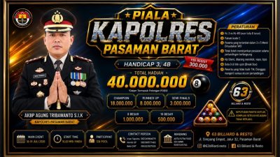 AKBP Agung Tribawanto Dorong Pemanfaatan Olahraga Sebagai Sarana Pembinaan Karakter