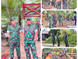 Danrem 032/Wirabraja Brigjen TNI Aji Mimbarno Saksikan Hasil Nyata Bakti TNI AD untuk Masyarakat Mentawai