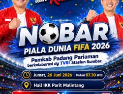 Dari Lapangan Hijau ke Ruang Silaturahmi, Kominfo Padang Pariaman Gelar Nobar Bersama Insan Pers
