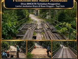 Demi Keselamatan Pengguna Jalan, Kadis BMCKTR Sumbar Kawal Perbaikan Jembatan Kayu Ruas Unggan–Tapi Selo Hingga Tuntas