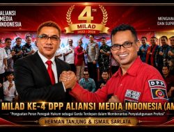 Herman Tanjung Soroti Milad Ke-4 AMI, Ajak Insan Pers Bersatu Menjaga Marwah Profesi Jurnalistik
