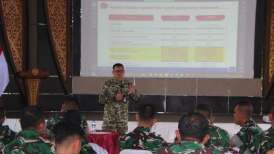 Kodam XX/TIB Percepat Reformasi Birokrasi, Bangun Institusi Profesional yang Semakin Dipercaya Rakyat
