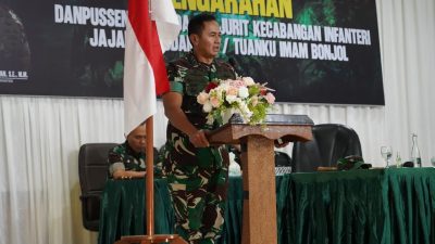 Danpusenif Letjen TNI Iwan Setiawan: Prajurit Kodam XX/Tuanku Imam Bonjol Harus Profesional, Tangguh dan Selalu Hadir untuk Rakyat