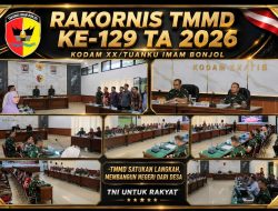 Semangat TNI untuk Rakyat Menggema dalam Rakornis TMMD Ke-129, Wujudkan Pembangunan yang Menyentuh Masyarakat