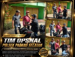Respons Cepat Tim Opsnal Polsek Padang Selatan Berhasil Gagalkan Dugaan Penyalahgunaan Narkotika