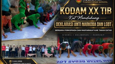 Dandim 0307/Tanah Datar Tegaskan Komitmen Kodam XX/TIB Perkuat Sinergi Bangun Ketahanan Sosial