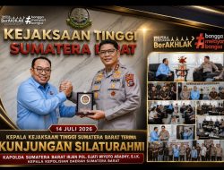 Irjen Pol. Djati Wiyoto Abadhy Disambut Kajati Dedie Tri Hariyadi, Polda Sumbar dan Kejati Sumbar Pererat Kemitraan di Padang