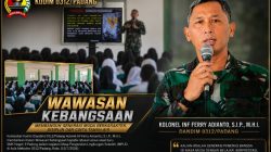 MPLS SMK Negeri 9 Padang Diisi Materi Wasbang oleh Dandim 0312/Padang Kolonel Inf Ferry Adianto, Bekali Generasi Muda Jiwa Nasionalisme