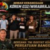 Kolonel Inf. Ferry Adianto Hadiri Nobar Kebangsaan, Wujud Kedekatan TNI dengan Masyarakat