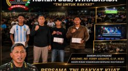 Kolonel Inf. Ferry Adianto Hadiri Nobar Kebangsaan, Wujud Kedekatan TNI dengan Masyarakat