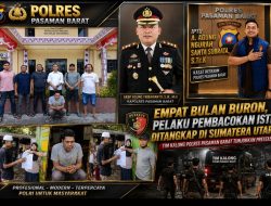 Prestasi Tim Kalong Polres Pasaman Barat, Buronan Kasus Pembacokan Istri Berhasil Dibekuk Tanpa Perlawanan