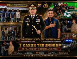 Kapolres Pasbar AKBP Agung Tribawanto Tekan Kejahatan yang Meresahkan Warga, Iptu A. Agung Ngurah Amankan 9 Terduga Pelaku