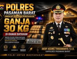 AKBP Agung Tribawanto Instruksikan Sikat Narkoba Hingga ke Akar, Polsek Ranah Batahan Bergerak Cepat