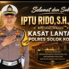 “Polantas Sumbar Rancak Bana”, Polri untuk Masyarakat, IPTU Rido Dipercaya Emban Amanah sebagai Kasat Lantas Polres Solok Kota