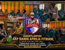 Kasatlantas Polres AKP Nanin Aprilia Pasbar Gandeng PKK Dorong Budaya Tertib Lalu Lintas Sejak Dini