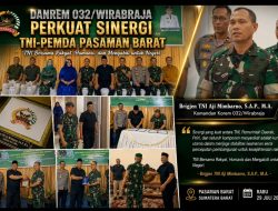 Danrem 032/Wirabraja Brigjen TNI Aji Mimbarno Tegaskan TNI Bersama Rakyat saat Ramah Tamah di Pasaman Barat