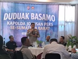 DUDUAK BASAMO KAPOLDA JO INSAN PERS SE-SUMBAR, Irjen Pol. Djati Wiyoto Abadhy Perkokoh Kepercayaan Publik Melalui Dialog Terbuka