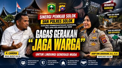 Sinergi Pemkab Solok dan Polres Solok Menguat, Gerakan Jaga Warga Disiapkan Jadi Garda Terdepan Cegah Narkoba dan Gangguan Kamtibmas