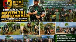 Peringati HUT Ke-1, Kodam XX/TIB Tanam 20.650 Pohon Bambu dan Tanaman Produktif Berpusat di UIN Imam Bonjol