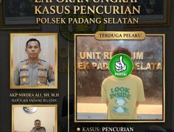 Polsek Padang Selatan Ungkap Dugaan Pencurian Besi, AKP Nirdes Ali dan IPTU Saprianto Pastikan Perkara Diproses