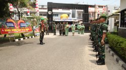 Tradisi Penerimaan dan Pelepasan Dandim 0312/Padang di Makodim, Kolonel Inf Ferry Adianto Serahkan Komando kepada Letkol Inf Faiq Fahmi