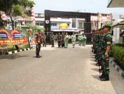 Tradisi Penerimaan dan Pelepasan Dandim 0312/Padang di Makodim, Kolonel Inf Ferry Adianto Serahkan Komando kepada Letkol Inf Faiq Fahmi
