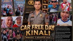 Kapolsek Kinali AKP Feri Yuzaldi, S.H. Perkuat Sinergi Bersama Warga dalam Car Free Day Perdana Kinali
