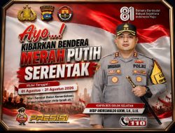 Kapolres Solok Selatan AKBP Andreanaldo Ademi: Kibarkan Merah Putih, Rawat Semangat Persatuan dan Cinta Tanah Air
