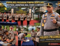 Mutasi Bukan Sekadar Rotasi, AKBP Adirawa Minta Pejabat Baru Polres Pasaman Buktikan Kinerja di Lapangan