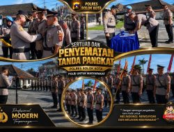 Giat Sertijab Polres Solok Kota Dipimpin AKBP Mas’ud Ahmad, AKP Oon Kurnia Illahi Jadi Kapolsek Sungai Lasi, Perkuat Kamtibmas