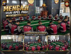 Perkuat Moral Sebelum Bertugas, Ditsamapta Polda Sumbar Jadikan Mengaji sebagai Rutinitas